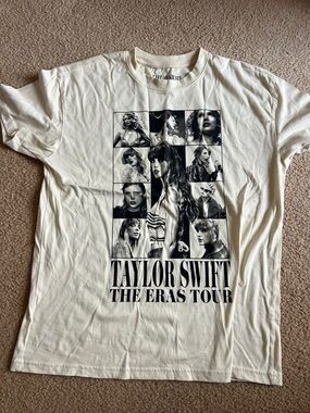 Taylor Swift Eras Cream Tee size M